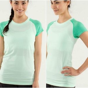lululemon athletica Mint Green Short Sleeve Tee